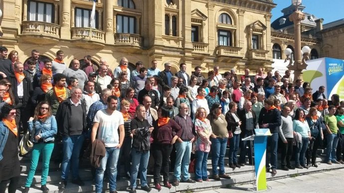 Acto electoral de EH Bildu