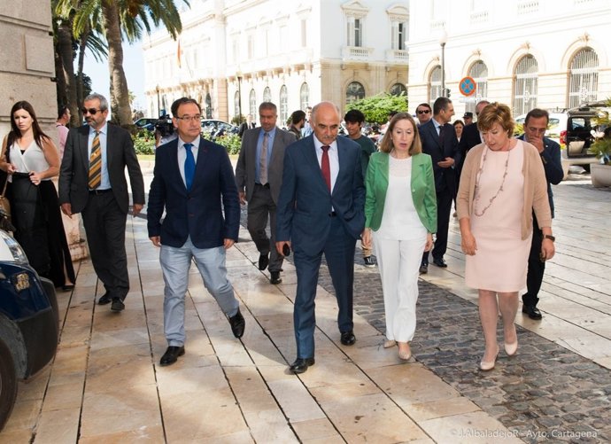 Visita ministra de Fomento a Cartagena