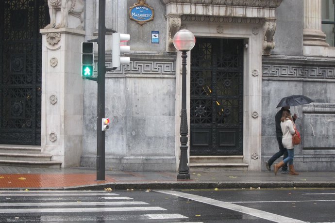 LLuvia en Bilbao