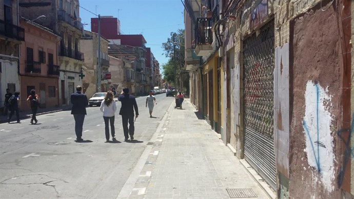 Visita de Ciudadanos al Cabanyal