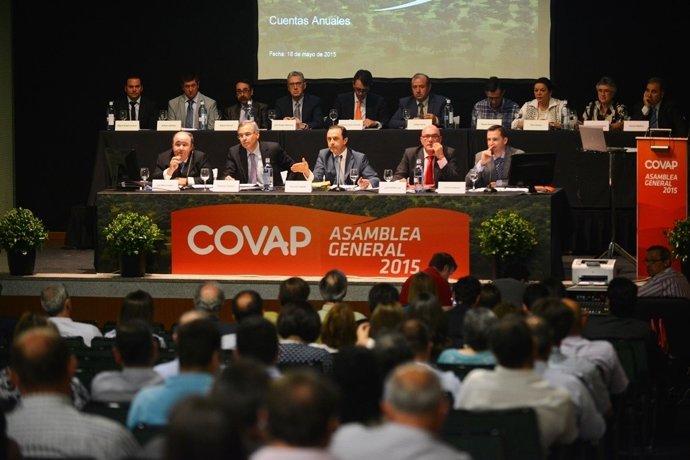 Un momento de la Asamblea General de Covap