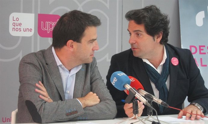 Gorka Maneiro y Román San Emeterio en rueda de prensa