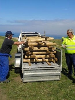 Retirada vallado de la senda peatonal 
