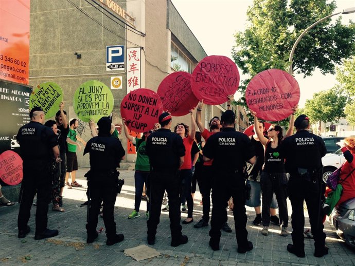Escrache al pte.Mariano Rajoy en Barcelona