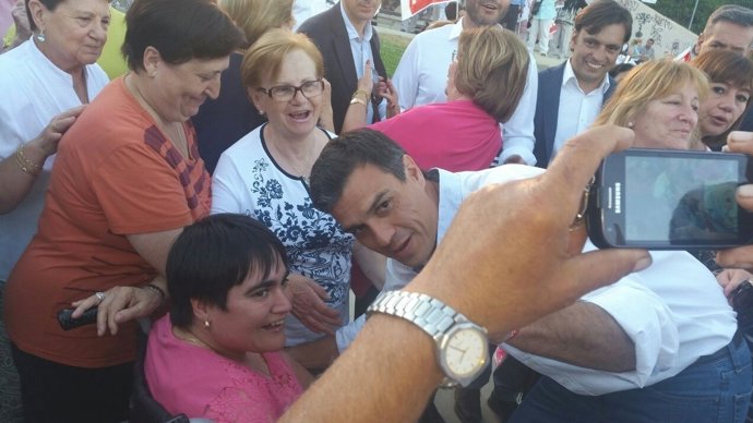 El secretario general del PSOE, Pedro Sánchez, en Palma