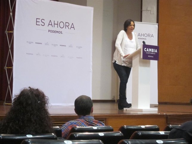 Carolina Bescansa en Santander 