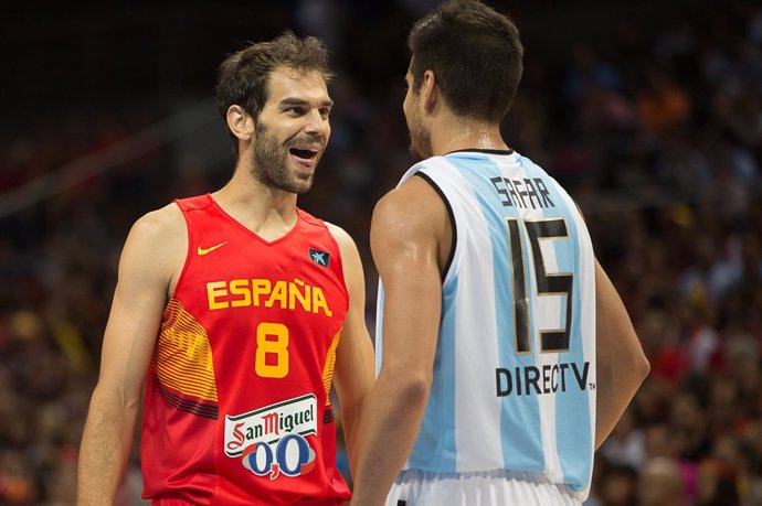 José Manuel Calderón en el España - Argentina