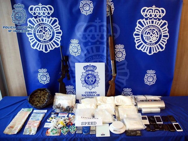 Droga incautada por la Policía en Logroño 