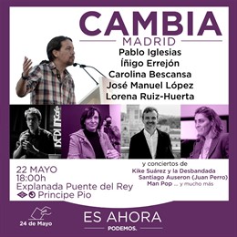 Cartel del fin de campaña