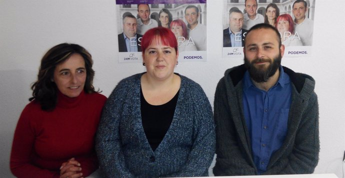 Miembros de Podemos presentan ejes del programa electoral