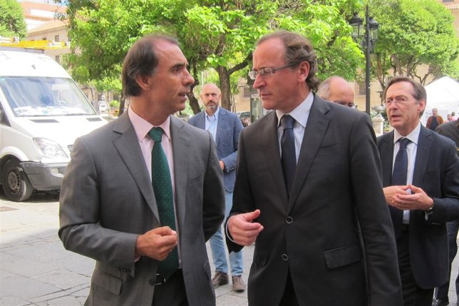 Alonso y César Antón en Salamanca