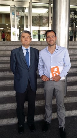 Aguado con Daniel Álvarez