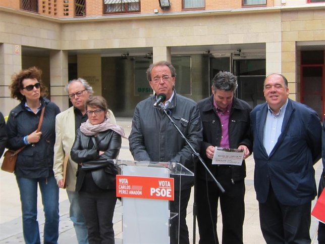 El candidato del PSOE a la Alcaldía, Carlos Pérez  Anadón
