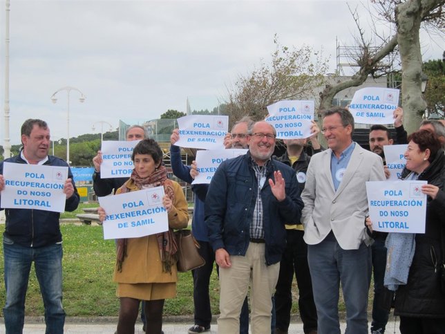 Xavier Vence en Samil, en Vigo