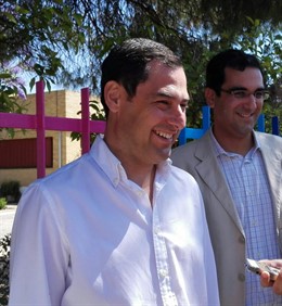 Juanma Moreno, hoy en Villanueva del Ariscal en acto de campaña