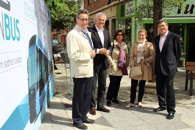El candidato del PP a la Alcaldía, Eloy Suárez, en Delicias