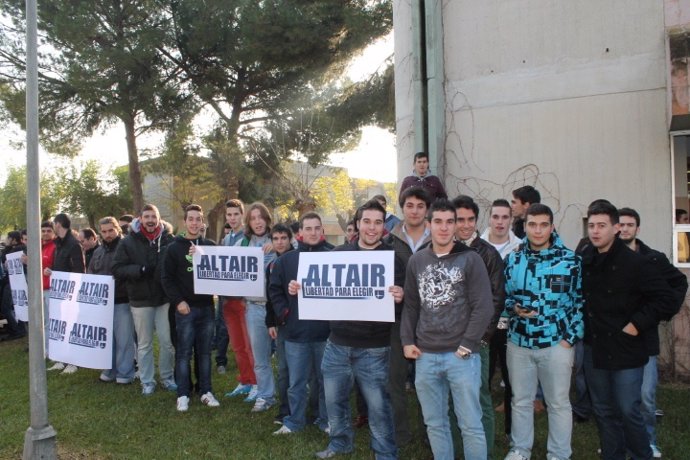 Alumnos del colegio Altair