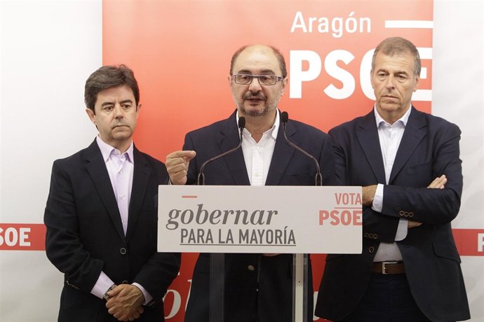 Felipe, Lambán y Cosculluela