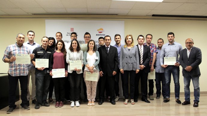 Promoción 2014-2015 de FP en química industrial en Tarragona