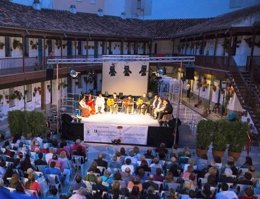 Imagen del corralón de Santa Sofía, en Málaga