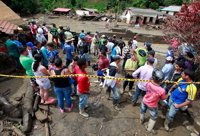 Nueve niños, entre los muertos por la avalancha de Antioquia