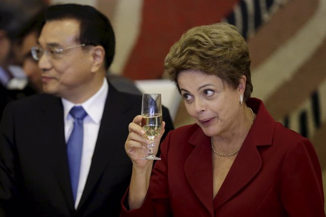 La presidenta Rousseff y Kequiang