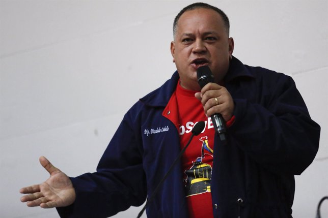 El presidente de la Asamblea Nacional de Venezuela, Diosdado Cabello.
