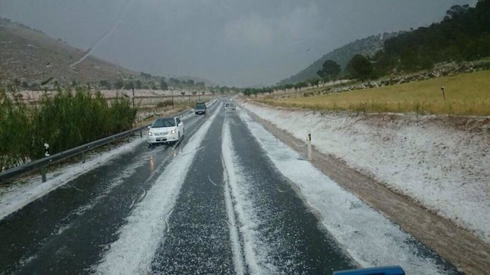 Pedrisco, granizo, tormenta, cultivos dañados