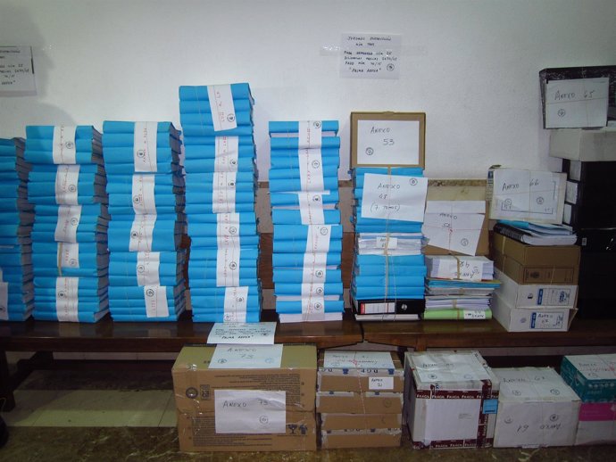 Los más de cien tomos y 70.000 folios del caso Nóos