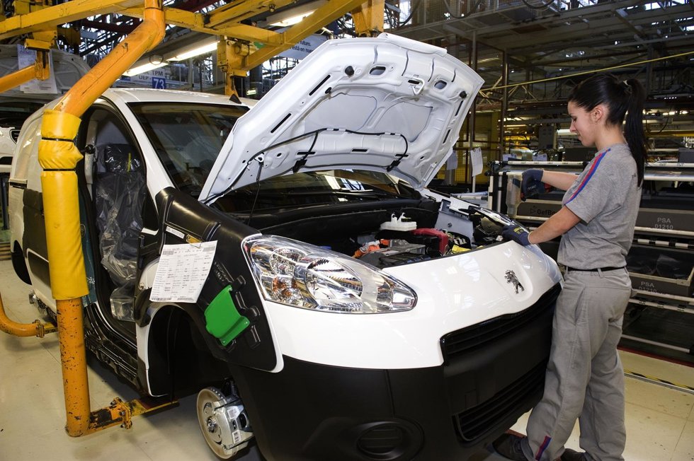 Producción del Peugeot (Vigo)