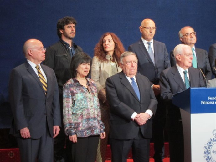 Parte del jurado Princesa de Asturias de Comunicación y Humanidades.