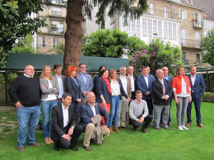 Carlos Carrizosa acompaña a los candidatos de Ciudadanos en Galicia