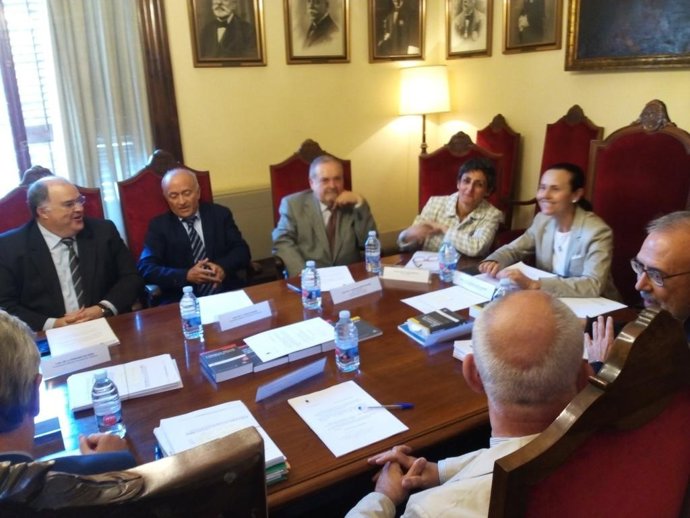 Cabrejas y De la Oliva en un Pleno en el TSJCV