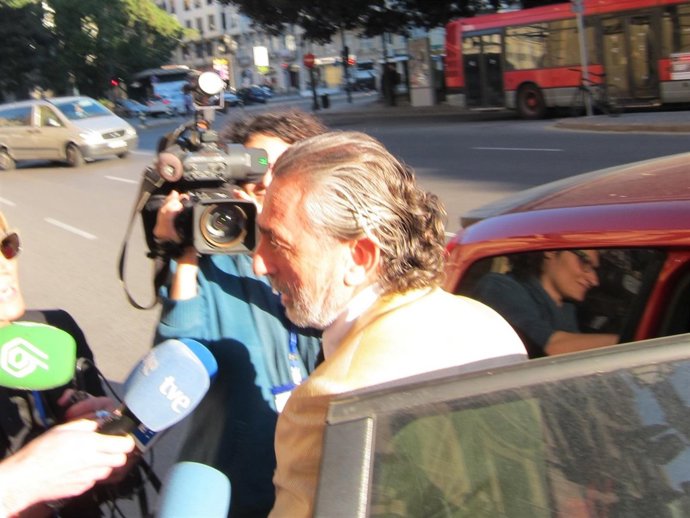 Francisco Correa a la entrada al TSJCV