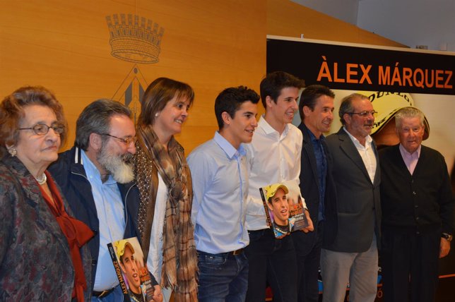 Màrc y Àlex Màrquez y familia; E.Pérez de Rozas; Joan Reñé (Diputació de Lleida)