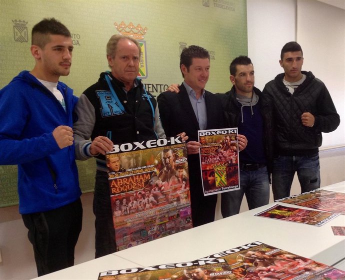 Presentación de la velada de boxeo del 30 de mayo en Torrelavega