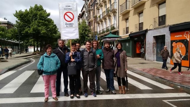 Propuesta de I-E de peatonalizar el Paseo de Sarasate.