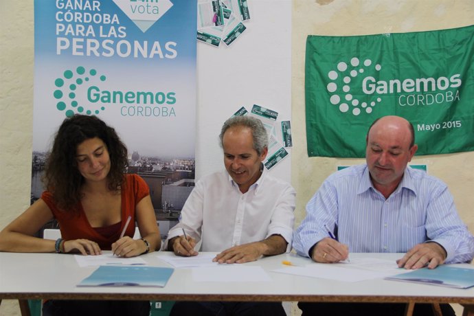 López, Blázquez y Llamas firman el acuerdo