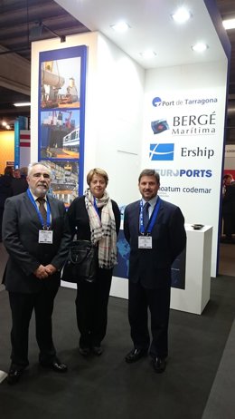 Josep Andreu, Francesc Sánchez y Genoveva Climent (Puerto de Tarragona)