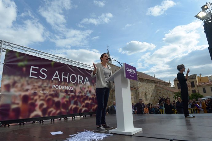 La secretaria de Estatal de Sociedad Civil de Podemos, Irene Montero