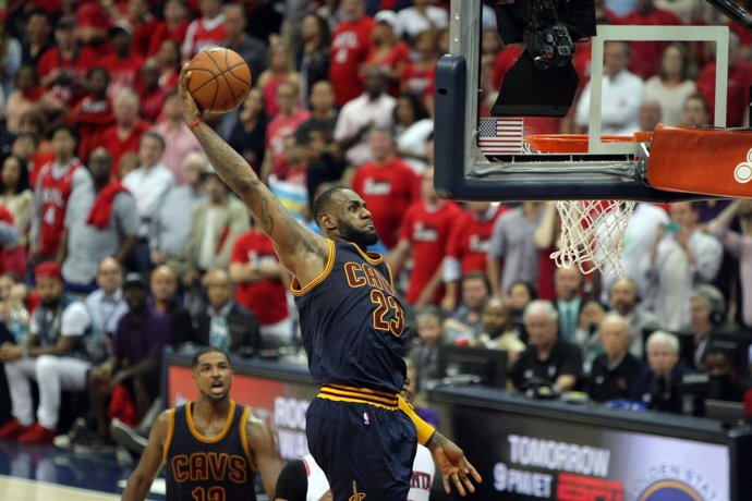 LeBron James en el Cleveland Cavaliers - Atlanta Hawks