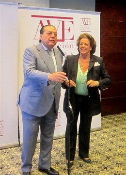 Vicente Boluda y Rita Barberá