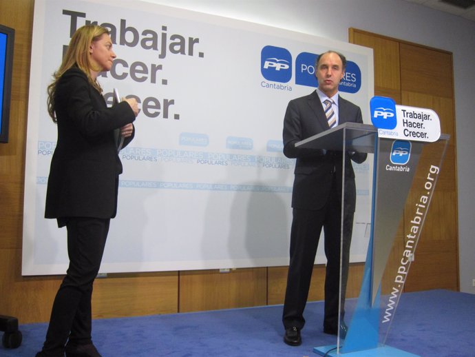 Cristina Mazas e Ignacio Diego presentan medidas del PP para el empleo