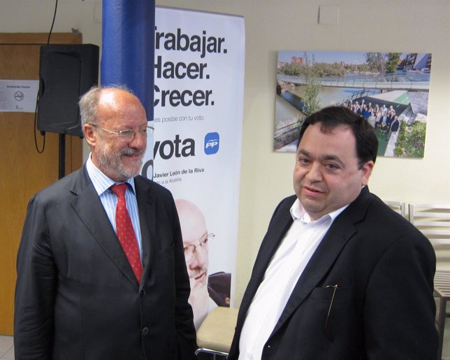 León de la Riva junto a Rafael Delgado, ex de UPyD