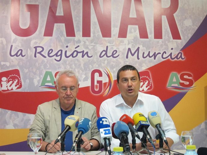 Lara y Pujante, en la rueda de prensa