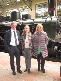 Pastor apuesta por la centralidad de la estación intermodal de Gijón y está dispuesta a aportar financiación extra