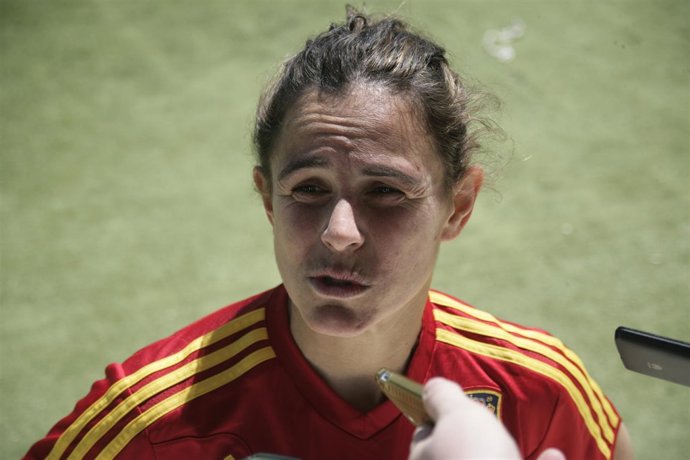 Eli Ibarra, jugadora de la selección española