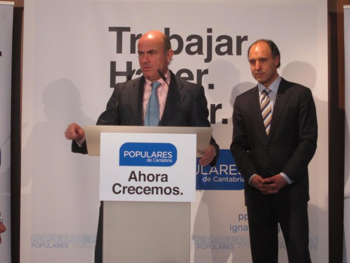 Luis de Guindos e Ignacio Diego