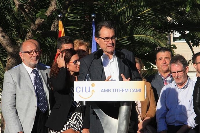 El presidente de la Generalitat, Artur Mas