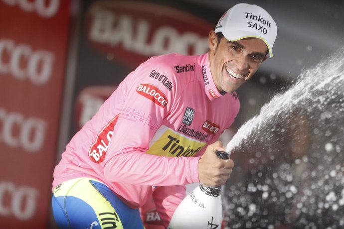 Alberto Contador, líder del Giro de Italia 2015